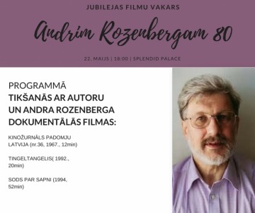 Kinorežisoram Andrim Rozenbergam 80